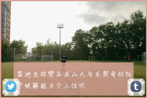 雷迪克称赞亚历山大与东契奇的防守破解能力令人惊叹